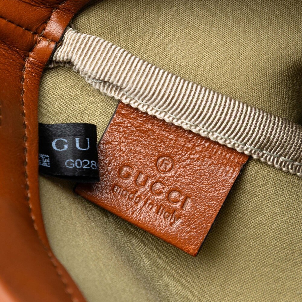 Pre-Loved Gucci Canvas Web Satchel - Picture 5 of 8